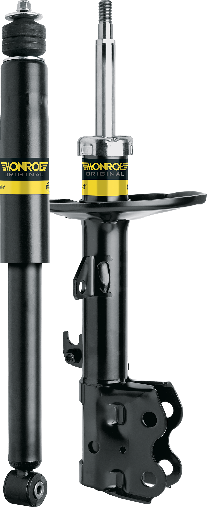 Comparativa de amortiguadores: OESpectrum y Reflex y Original Monroe