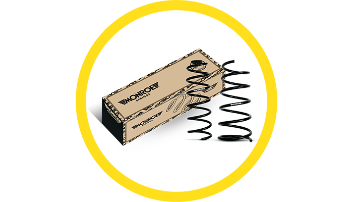 MONROE Fahrwerksfedern Hinten - 360mm Schraubenfedern Für VW Passat & Tiguan