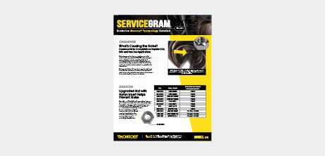 Upgraded Nut Reduces Strut Assembly Noise ServiceGram icon