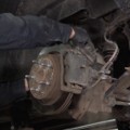 Rear Air Spring and Shock Absorber Removal Procedure - Step 4