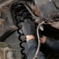 Rear Coil Spring and Shock Absorber Removal Procedure - Step 5