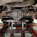 Rear Air Spring and Shock Absorber Removal Procedure - Step 1