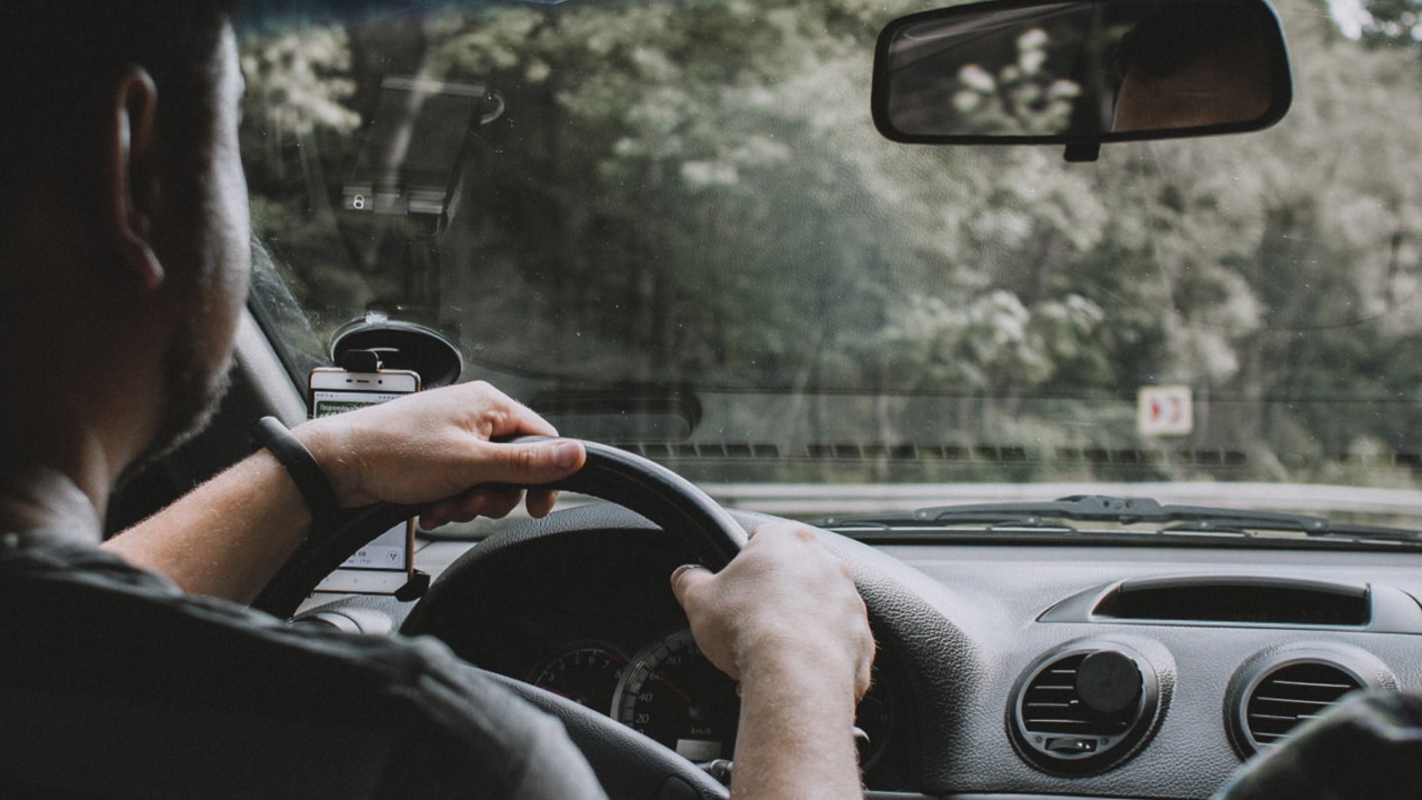 Man Driving Car